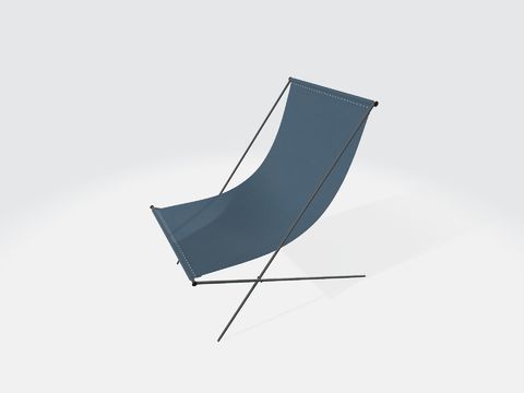 Modern Minimalist Stainless Steel Fabric Folding Chair Free