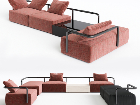 Cassina corner multiplayer sofa