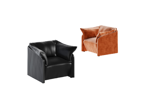 Cassina leather single sofa