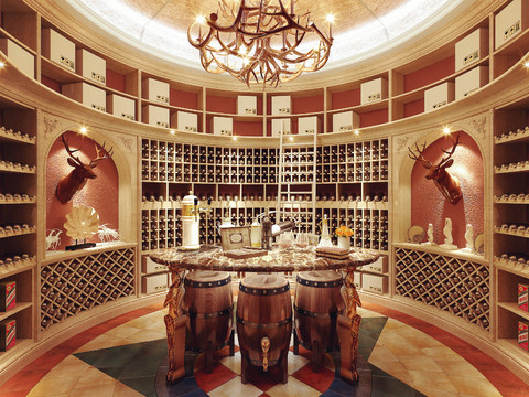 American underground wine cellar