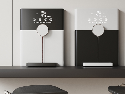 Coffee machine water dispenser