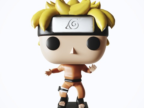 Q version Naruto Art Toy sculpture doll hand