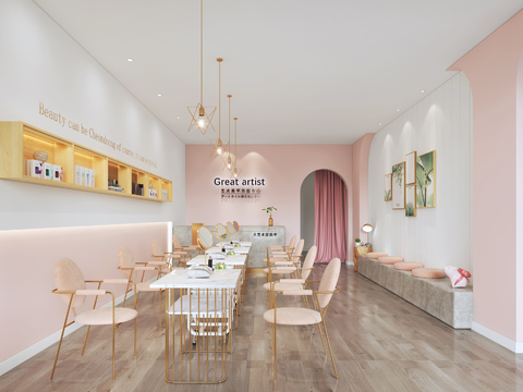 Nordic Affordable Luxury Style Nail Shop