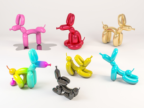 Modern Art Toy Bleo Dog Ornaments