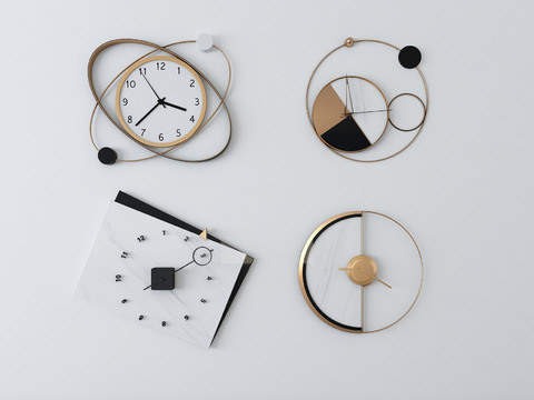 Modern Metal Wall Clock Clock