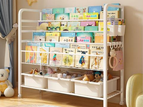 Children's Bookshelf Storage Rack