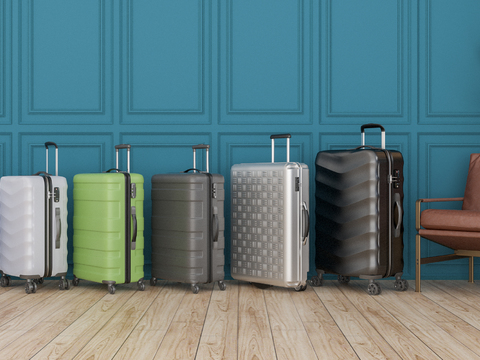 Modern trolley luggage case