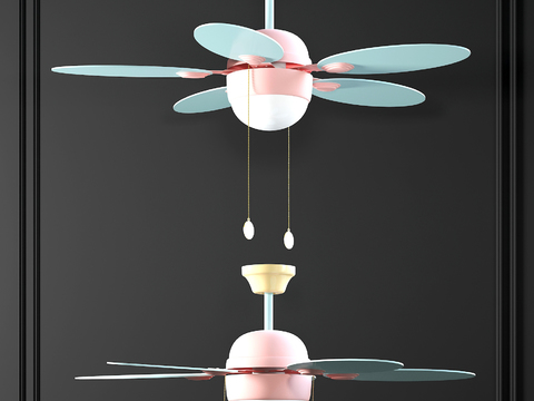 modern fan chandelier for children