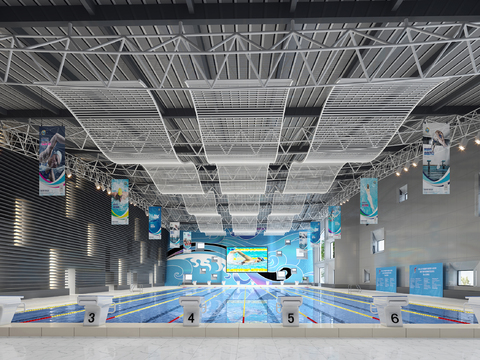 Modern Sports Center Natatorium