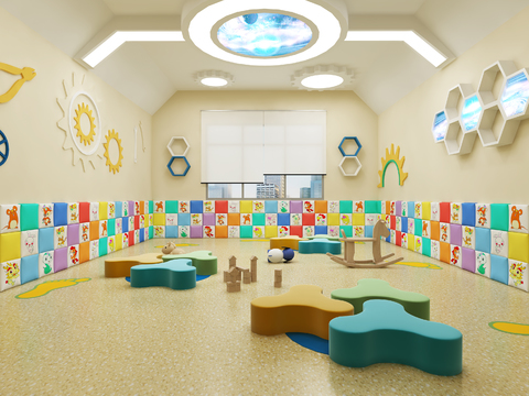 Modern Kindergarten Classroom Free