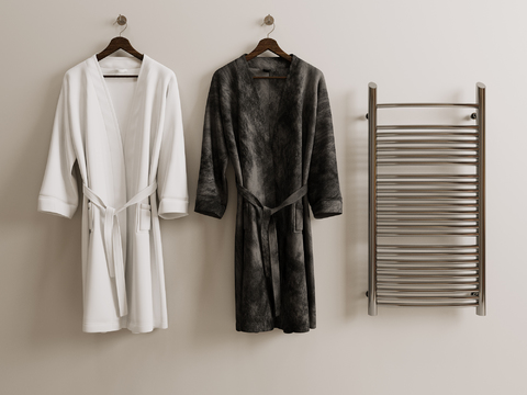 Modern Bathrobe Bath Towel Rack