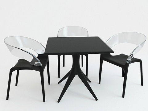 Modern Minimalist Creative Art Leisure Table and Chair Free