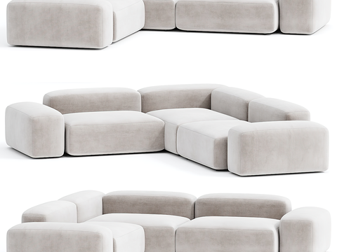 Meridiani corner sofa multiplayer sofa