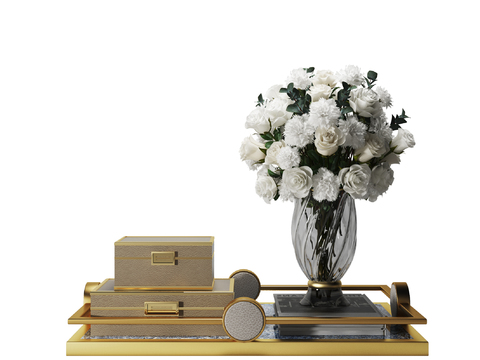 Modern Tray Flower Ornaments