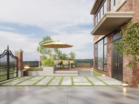 Modern Courtyard