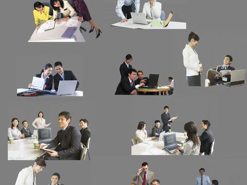 modern office business figures psd