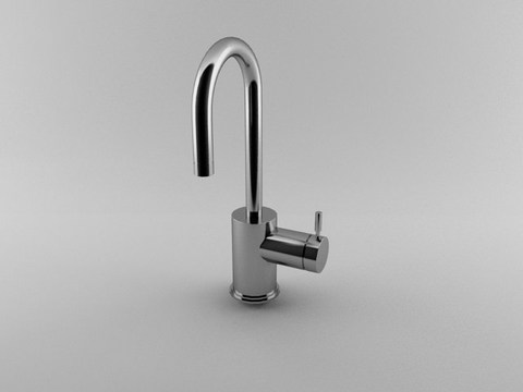 Modern minimalist electroplated stainless steel faucet free