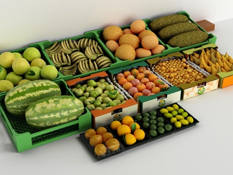 Modern fruits and fresh vegetables