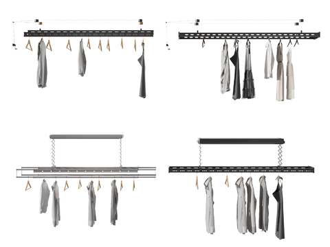 Modern automatic lifting drying rack