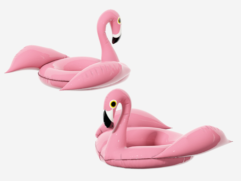 Modern Flamingo Swimming Ring