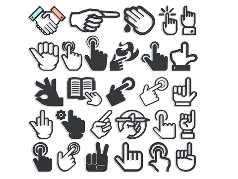 Gesture indicator logo