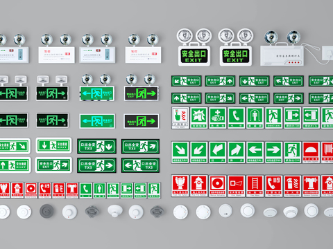 Emergency Light Signs Safety Exit Signs