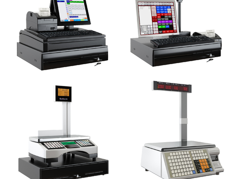 Modern cash register