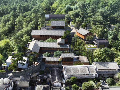 A bird's eye view of the appearance of Chinese homestay