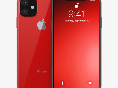 Modern Red Apple iphone-xir Phone