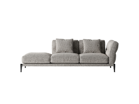 Modern simple fabric chaise longue free