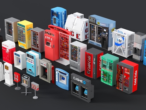 Modern self-service vending machine ATM machine