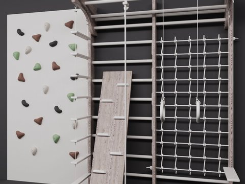 Modern Children's Rock Climbing Wall