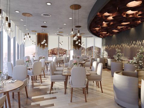 Modern Tea Restaurant