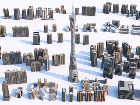 high-rise office building framework