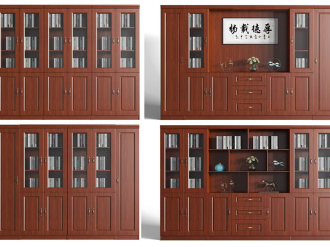 Modern solid wood file cabinet