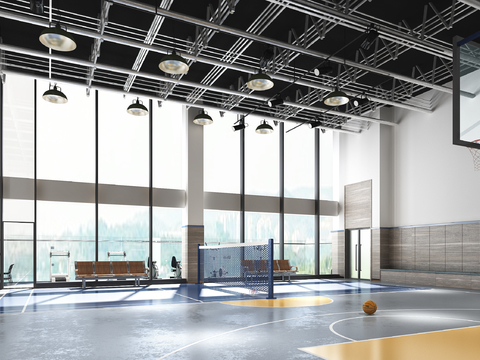 modern gymnasium