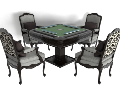 Jane European Style Mahjong Table and Chair Free