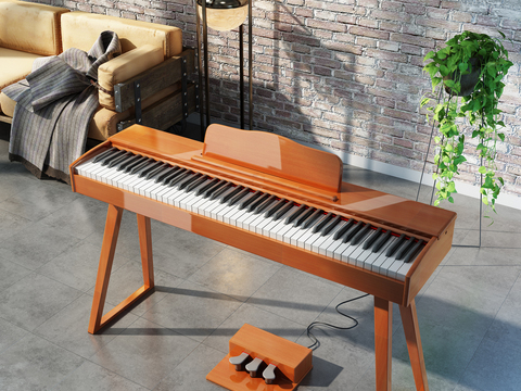 Nordic log electronic organ