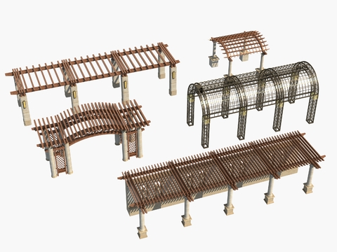 Simple European Corridor Flower Rack