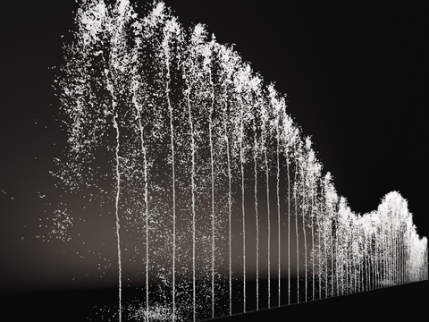 Modern fountain water feature