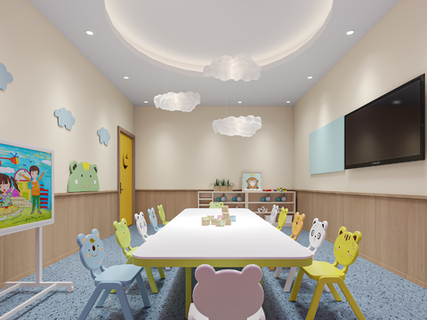 Modern Early Childhood Training Classroom