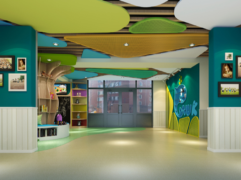 Modern Kindergarten Hall Free