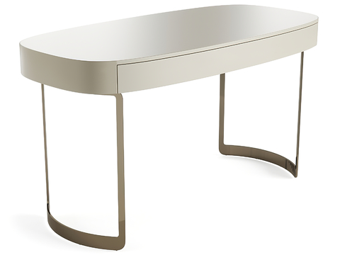 Fendi Modern White Desk