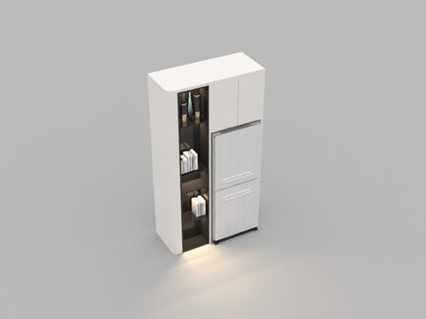 Modern Minimalist Solid Wood Locker Free