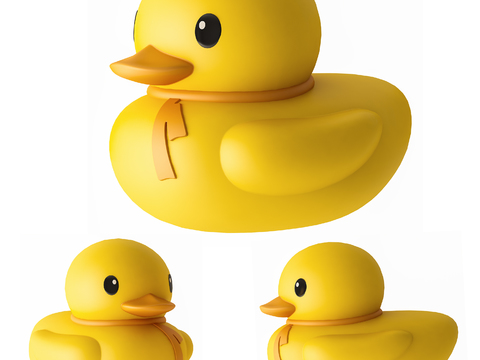 Modern little yellow duck children's toys