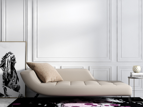 Modern chaise longue side table