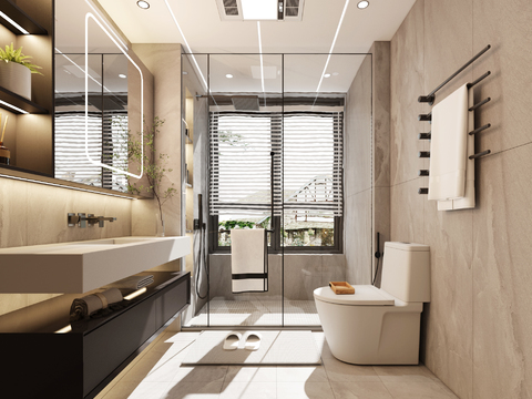 modern toilet bathroom free