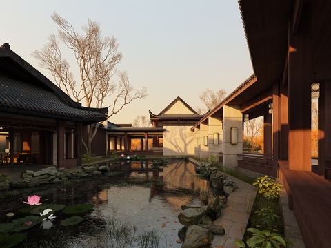 Chinese Ancient Architecture Landscape