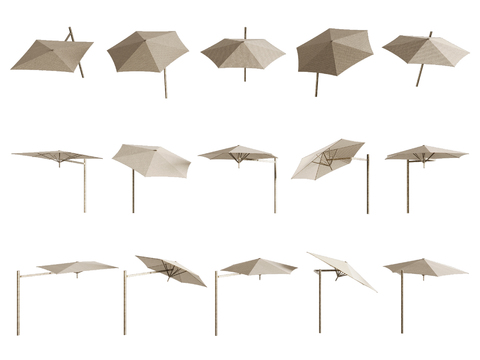 Outdoor Parasol Cantilever Umbrella Sun Umbrella Folding Umbrella