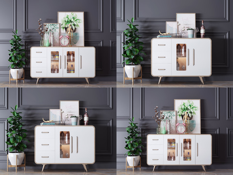 Nordic Sideboard Decoration Combination